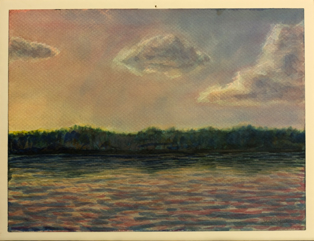 Lake sunset 1